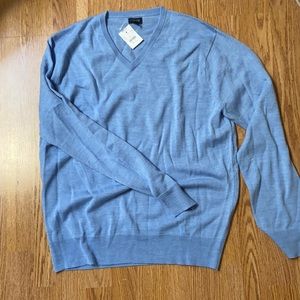 Jcrew baby blue sweater. Size L NWT